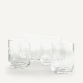 Set van 4 waterglazen, Tupia