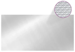 vidaXL Zwembadfolie solar drijvend rechthoekig 10x5 m PE zilverkleurig