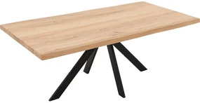 Goossens Eettafel Blade, Boomstamblad 180 x 90 cm 5 cm dik