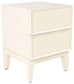 Zuiver June Design Nachtkastje Beige Hout - 45x45x60cm.