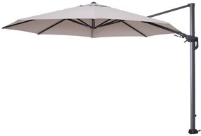 GI Hawaii zweefparasol 350 cm. - Sand - met Madrid voet en hoes