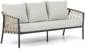 Stoel en Bank Loungeset 5 personen Aluminium/rope Grijs  Lifestyle Garden Furniture Feraro