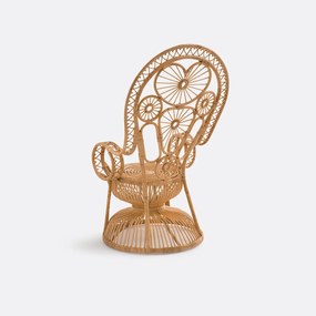 Fauteuil in gevlochten rotan Mamanuelle