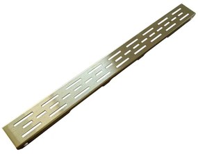 FortiFura Galeria Douchegootrooster - 110cm - messing PVD Grid-A06-110-GLD
