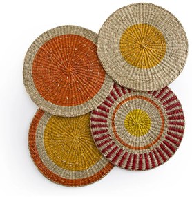 Set van 4 placemats in herbarium, Romix