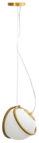 Hanglamp APP1088-1CP GOUD WIT