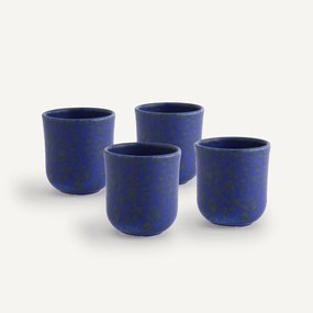 Set van 4 kopjes in aardewerk, Mytili
