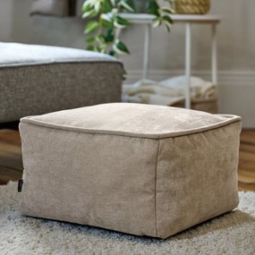 Amara Poef Chenille - Beige