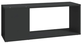 vidaXL Tv-meubel 80x24x32 cm spaanplaat grijs
