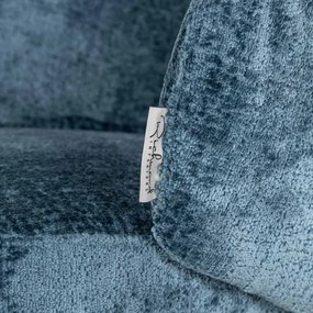 Richmond Interiors Amphara Eetkamerstoel Hotel Chique Stijl Blauw Chenille