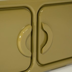 Retro TV-meubel Groen - 176x39x50cm.