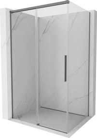 Mexen Rox schuifdouchecabine 95 x 75 cm, transparant, gun metal - 8C2-095-075-95-00
