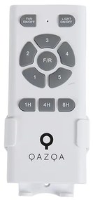 Plafondventilator zwart 130cm incl. LED dimbaar met afstandsbediening - Vifte