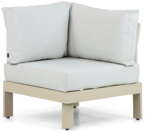 Hoek loungeset 6 personen Aluminium Taupe  Lifestyle Garden Furniture Lorenzo