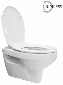 Mueller Trevi randloos toilet met softclose zitting onepack