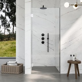 Saniclass Neptune 5000 Douchedeur - 95x200cm - profielloos veiligheidsglas - anti kalk - chroom NWA6211-95