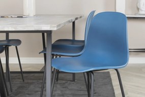 Jörn Eetkamerstoel - Jorge - Blauw - Kunststof - Jörn