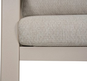 Hoek loungeset 6 personen Aluminium Zand/Beige  Lifestyle Garden Furniture Melone