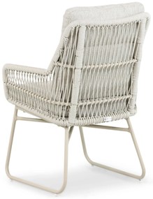 Tuinset 4 personen 180 cm Aluminium/rope Taupe Lifestyle Garden Furniture Vicente/Camila