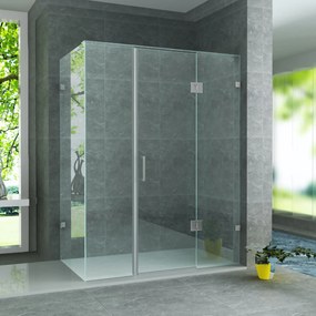 Sanigoods Bruno douchecabine met draaideur 120x90x195cm chroom