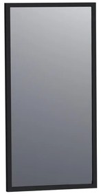 Saniclass Silhouette Spiegel - 40x80cm - zonder verlichting - rechthoek - zwart 3501