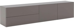 Goossens Excellent Dressoir Monza Zijdeglans, El239ac b = hangelement 2 deuren vst rechts 2 laden vst links