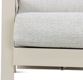 Verstelbare Tuinstoel Aluminium/Polywood (teakfinish) Taupe-naturel-bruin Lifestyle Garden Furniture Evora