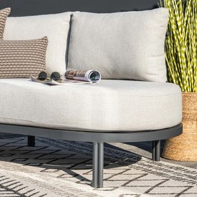 Garden Impressions Toscana loungebank L225 cm - donker grijs