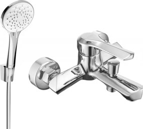 Mexen Sabre R74 badkraan met doucheset, chroom - 7213R74-00