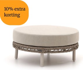 + 10% kassakorting | Voetenbank tuin | Intenso Nusco | Rope (touw) | Taupe/Bruin | Kees Smit Tuinmeubelen