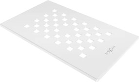 Mexen Hugo douchebak afdekking, wit - 42910020