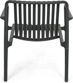 Tuinstoel stapelbaar Kunststof Grijs-antraciet Domani Furniture Alba  antracite