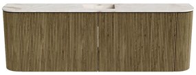 Mondiaz Joya DLux 125cm toiletmeubel ronding links/rechts dusk met wastafel faye midden zonder kraangat frappe