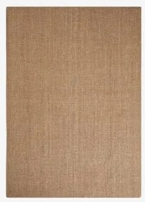 Rechthoekig Tapijt Van Wol En Jute Wamba Bruin - Tarwe & 160 X 230 Cm - Sklum