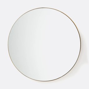 Ronde metalen spiegel, diameter 120 cm, IODUS