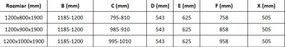 Mexen Omega schuifbare douchecabine 120 x 70 cm, transparant, chroom + Flat douchebak - 825-120-070-01-00-4010