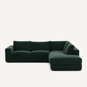 Hoekbank in fluweel, Skander