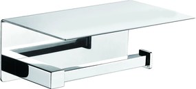 Plieger Altea toiletrolhouder met plateau chroom