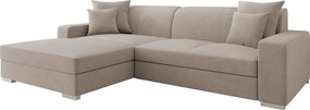 Hoekbank Kingsport 118, Aanwezig, Aanwezig, 263x178x75cm, 120 kg, Poten: Kunststof