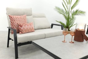 Lagos/Milford stoel-bank loungeset 4-delig verstelbaar