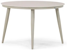 Dining Tuintafel rond 120 cm rond Aluminium Taupe Vienna