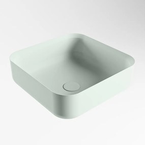 Mondiaz Binx Solid Surface waskom 36x36cm greey