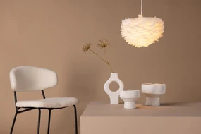Jörn Hanglamp - Sky - 35 cm - Wit - Veren - Jörn
