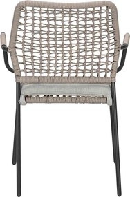 Garden Impressions Natas tuinstoel stapelbaar natural sand - 4 stuks