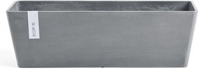 Ecopots bloempot Bruges 65 - Rechthoekig - Blue Grey - 65cm x 20,8cm x H20cm