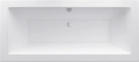 Mexen Cube rechthoekig bad 160 x 70 cm, wit - 55051607000