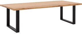 Goossens Eettafel Blade, Boomstamblad 260 x 100 cm 5 cm dik