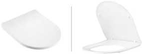 Mueller Rivel softclose toiletzetting met deksel wit mat