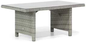 Dining Loungeset 5 personen Wicker Grijs  Garden Collections Amico/Napoli