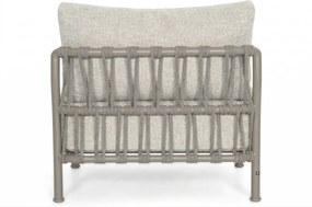 Hoek loungeset 5 personen Rope Taupe  Santika Furniture Santika